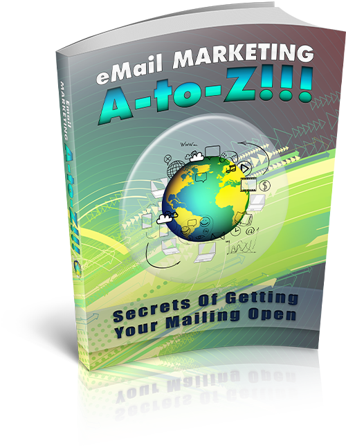 Cover of 'Email Marketing A to Z,' illustrating key strategies for successful email list building and engagement