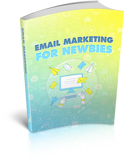 Cover of 'Email Marketing for Newbies,' highlighting the guide to mastering the basics of email marketing and list building.