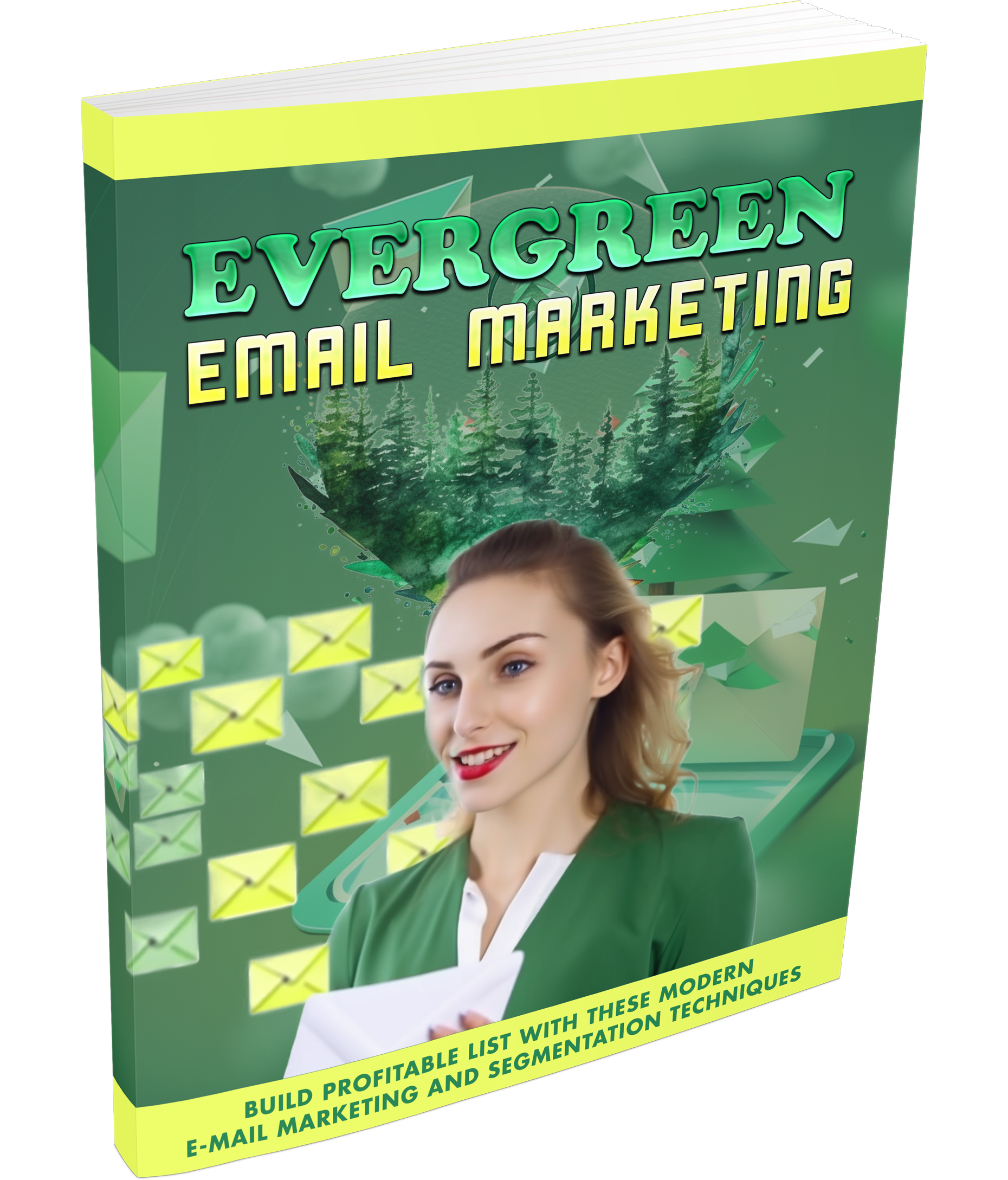 Cover of 'Evergreen Email Marketing,' showcasing the guide to creating lasting and effective email marketing campaigns