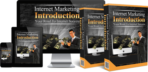 Cover of 'Internet Marketing Introduction: Your Road to Internet Success,' a free eBook guiding beginners through the essentials of digital marketing.