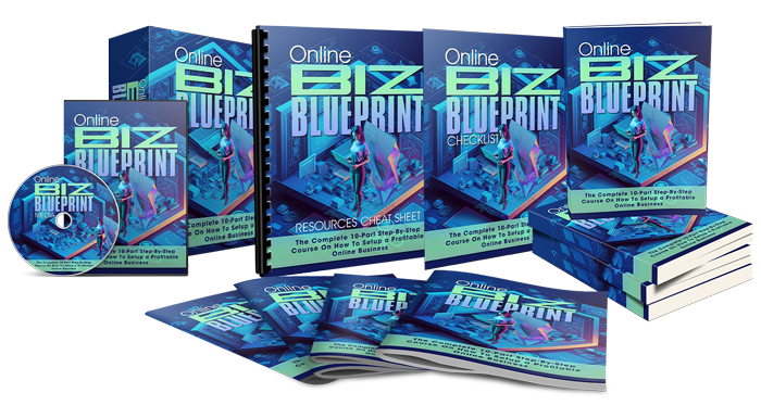 Cover for 'Online Business Blueprint: Advanced Upgrade,' highlighting the step-up in mastering internet marketing for business success.