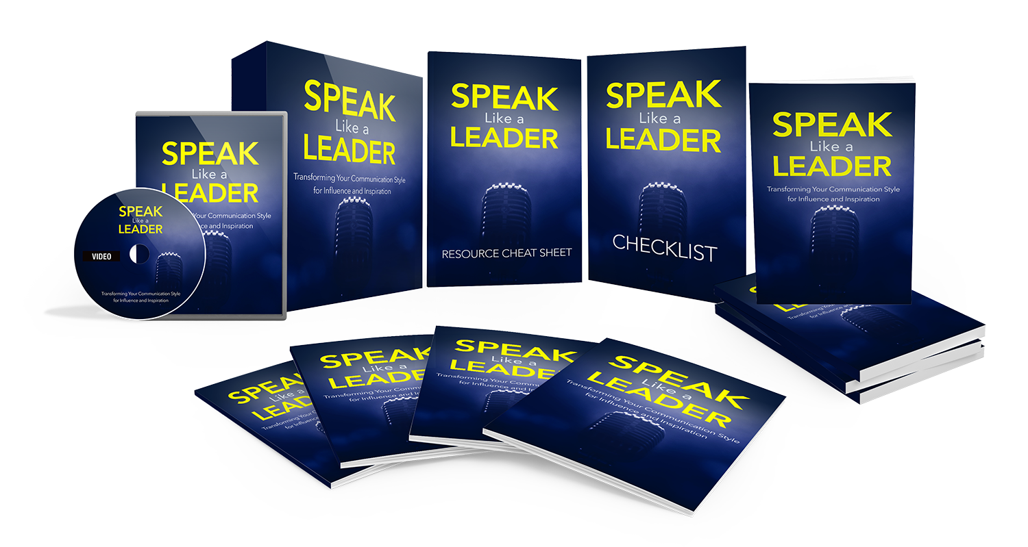 Cover for 'Speak Like a Leader: Upgrade Version,' illustrating advanced resources for leaders to elevate their communication and influence.