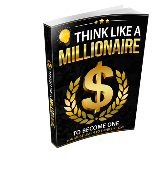 Cover for 'Think Like a Millionaire,' illustrating the guide to mastering the mindset for achieving wealth and success.