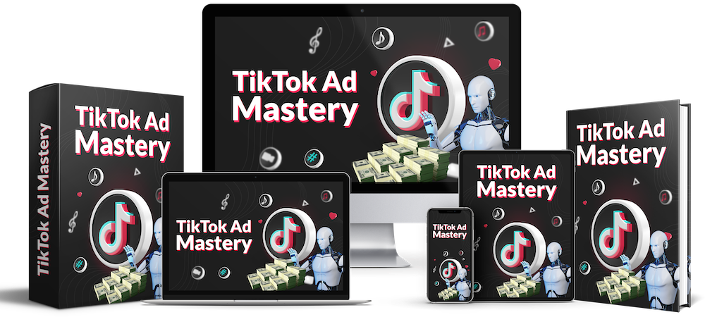 Cover for 'TikTok Ad Mastery,' showcasing the ultimate guide to mastering TikTok marketing and advertising for impactful business growth.
